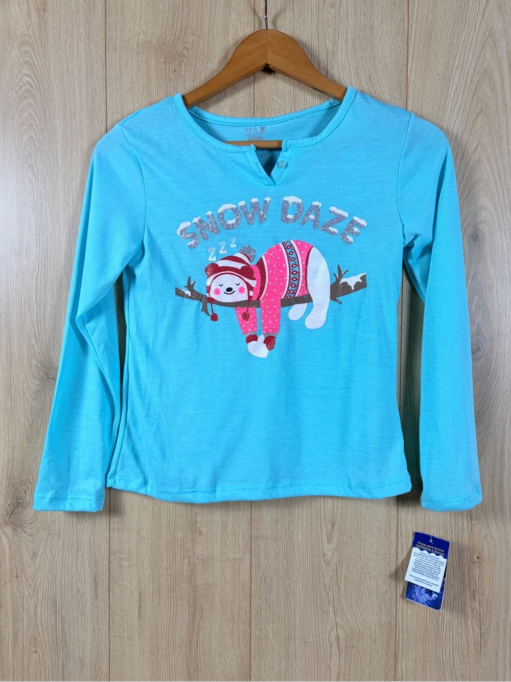 Girls' Snow Daze Polar Bear Long-Sleeve Tee NWT